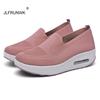 Women Walking Shoes Air Cushion Comfortable Breathable Outdoor Casual Shake Shoes Thick Bottom Increasing
