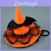Halloween Pet Witch Hat With Creative Design For Dogs And Cats Holiday Costume Decor