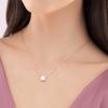 Pandora Klasyczny Elegancki Srebrny 925 Naszyjnik Choker Kobiety naszyjnik Różowe Złoto 386240CZ