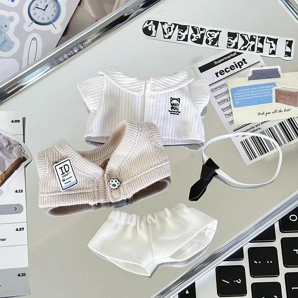 Uniform 10cm Cotton Doll Clothes Pants Doll Dress Up Set Doll Clothes Outfit  Doll Accessories