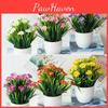 Lifelike Artificial Potted Flowers Perfect For Stylish Indoor And Outdoor Home Decor