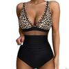 Sexy Mesh Patchwork One-pieces Swimwear Women Hollow Out High Cut Women's Swimsuit Bikini