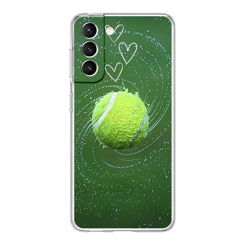 

Tennis Ball Sport Clear Phone Case For Samsung Galaxy S24 Plus S23 FE S22 S21 S20 Ultra 5G S10 S10E S9 S8 Soft Silicone Cover Samsung S9 Plus