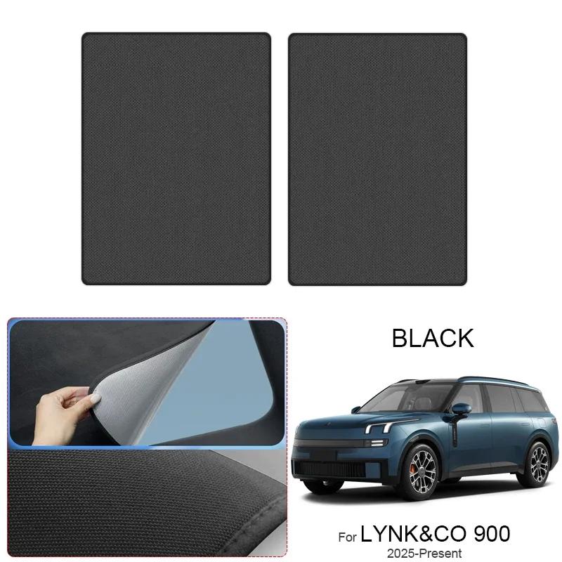 Car Suede Fabric Anti-uv For LYNK&CO 900 2025-Present Electrostatic Adsorption Sunroof Sunshade Auto Heat Insulation Skylight