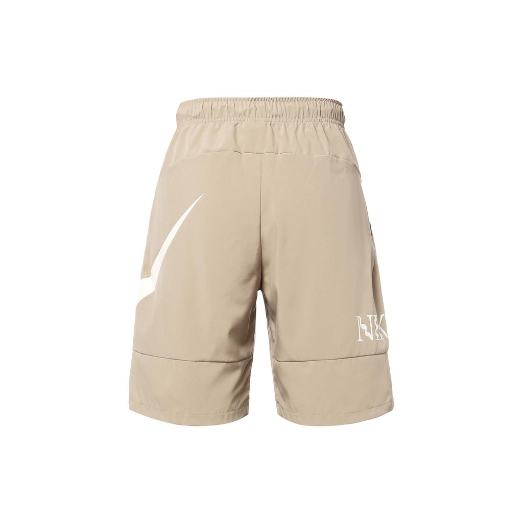 Nike Pantaloncini Casual Traspiranti con Stampa Logo e Vita Elastica da Uomo Fondo Cachi FQ6997-247
