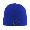 Dachshund Dog Pattern with Dog Paws Warm Knitted Cap Winter Knit Bonnet Hat Skullies Beanies Hip Hop Caps for Unisex
