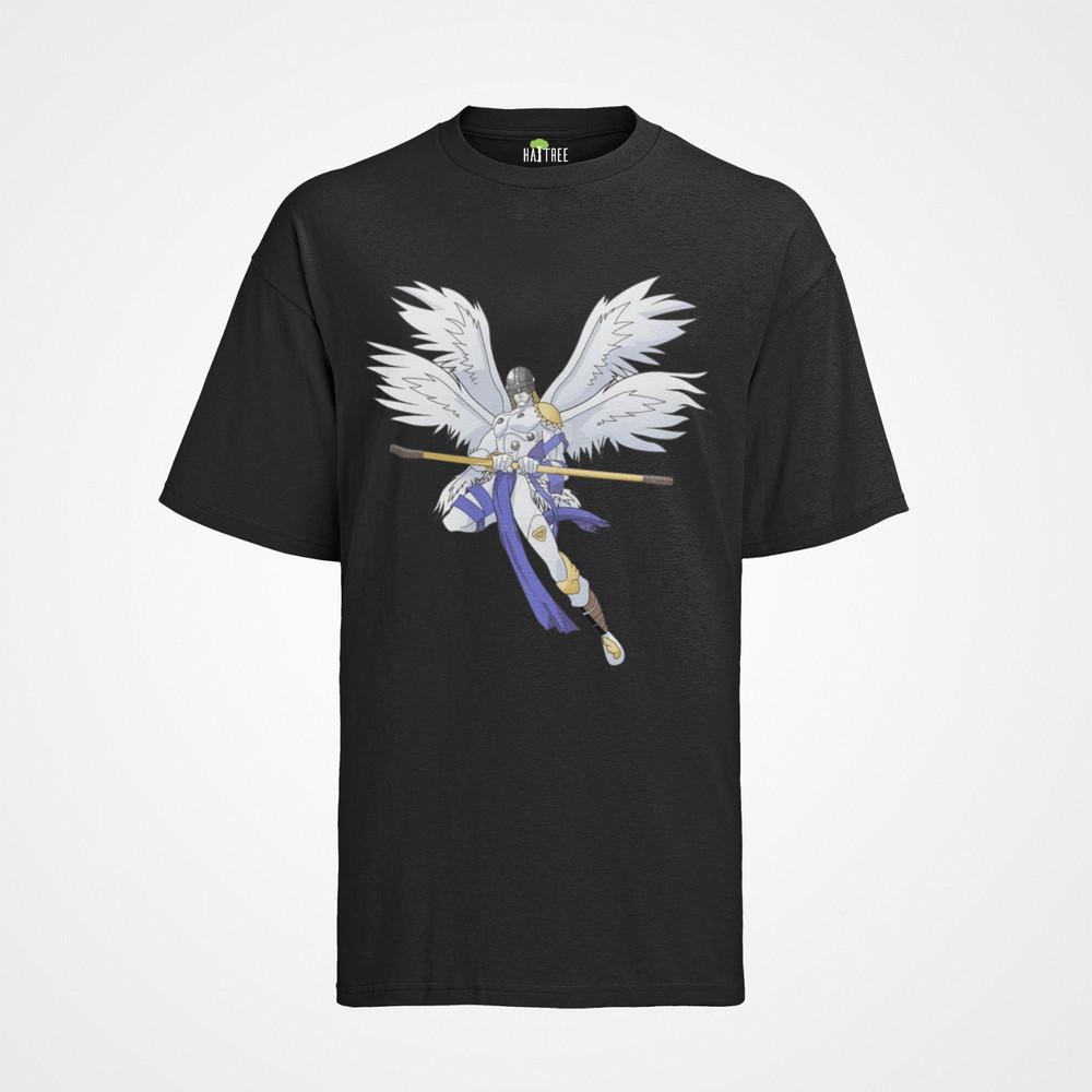 

Bio T-Shirt Herren Anime Digimon Angemon Adventure Monster Shirt Manga Comic 4XL