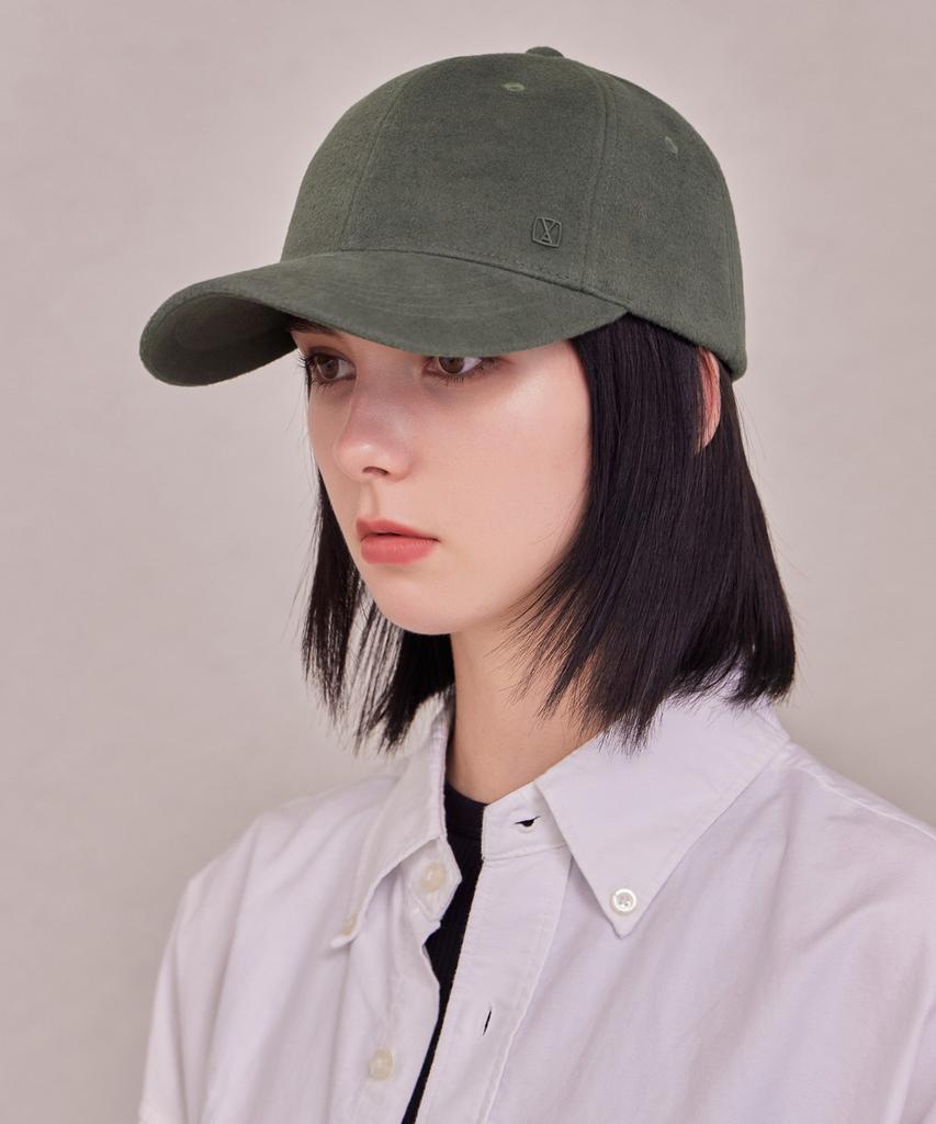 Bajal Va Square Wool Ball Cap Forest Green