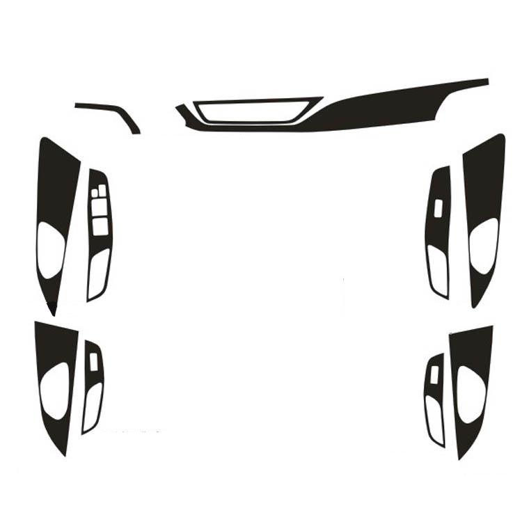 Southeast V6 Lingshi 15-Model Carbon Fiber Interior Decal Set