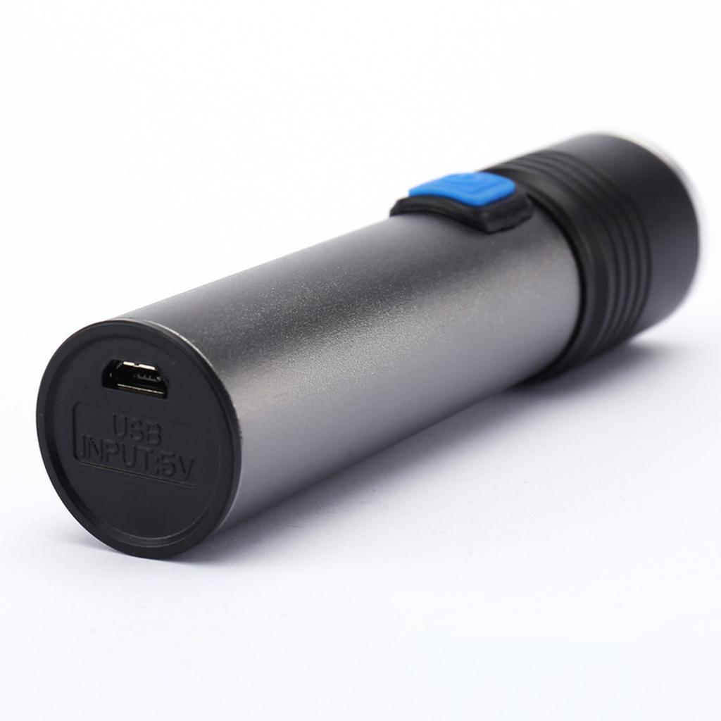 Uv Led Flashlight Blacklight Flashlights Torches 395nm Violet Ultraviolet Aluminum Portable 3-light-modes Usb Recharge Detection