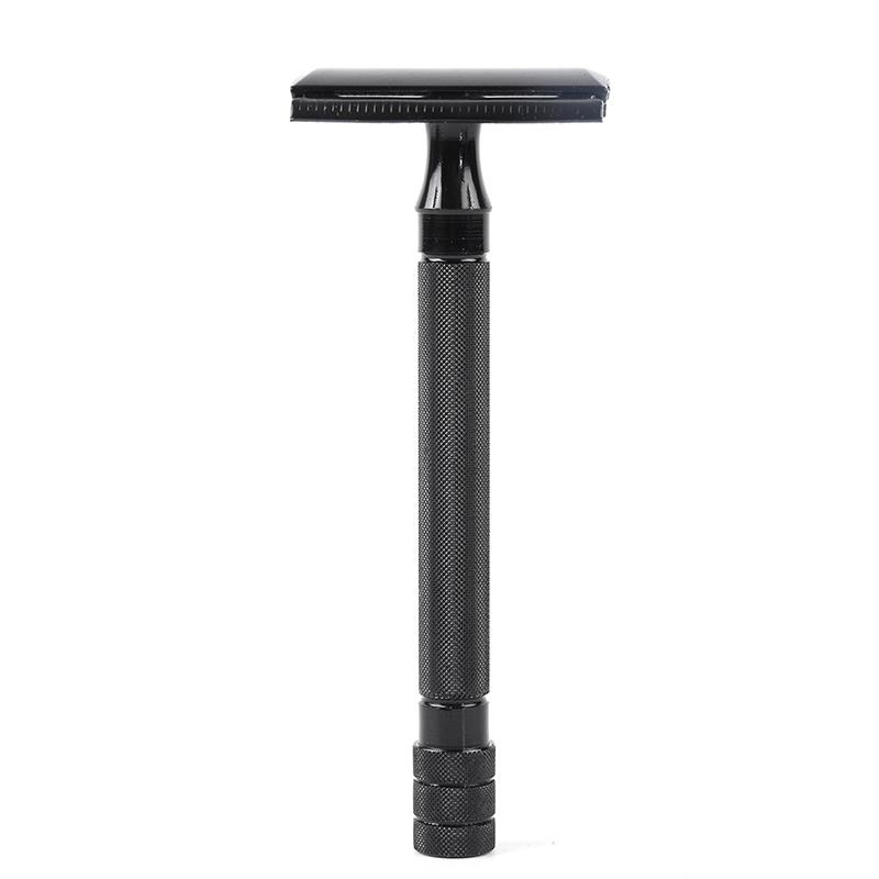 Classic Mens Shaving Adjustable Safety Shaving Razor With Small Brush