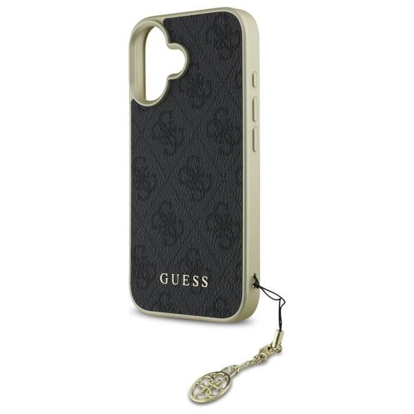 Guess Guhcp16Sgf4Ggr Iphone 16 6.1      Czarny/Black Hardcase 4G Charms Collection