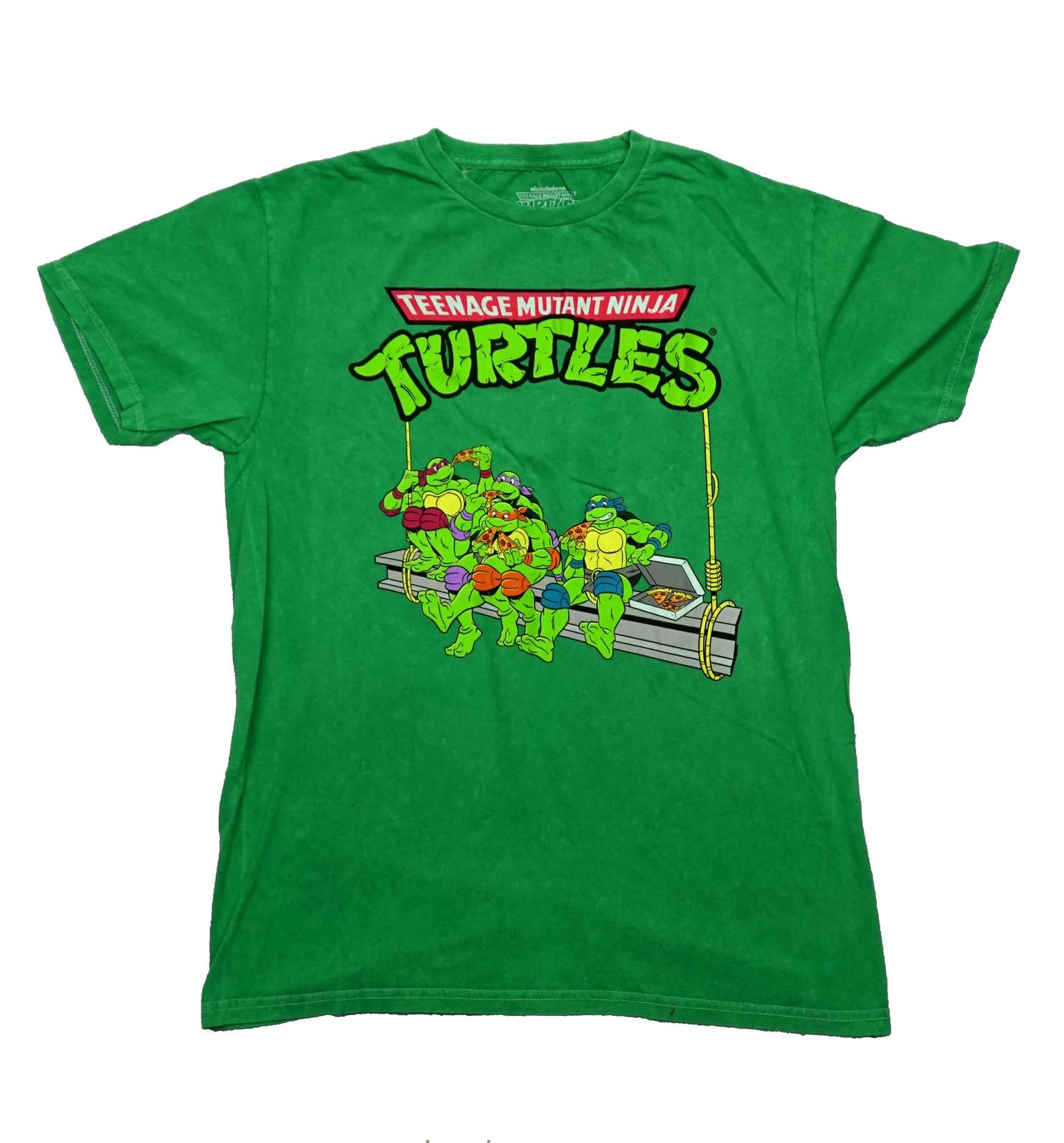 Teenage Mutant Ninja TurtlesNew Adult T-Shirt - Squad Sitting on Scaffold XL