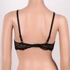 Dámská květinová krajka Bralette Open Front Crop Tops Kostice Bustier Bralet Top