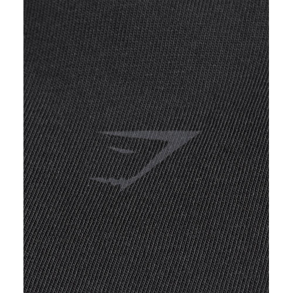 Gymshark Wordmark Graphic T shirT Black B3c2l Bb2j