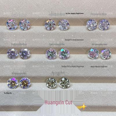 Zircone Ottagonale Taglio Regina, 6/8mm, Rivestito Super Scintillante per Gioielli Fai da Te