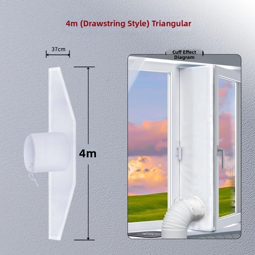 Nylon Portable AC Seal Zipper Closure Air Conditioner Seal New Exhaust Hose Seal  Portable AC Use