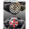 Car Steering Wheel Center Decorative Sticker Cover For MINI ONE Cooper S JCW F54 F55 F56 F57 F60 Countryman Decal Accessories