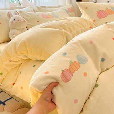 Housse de couette épaisse en polaire de lait pièce unique polaire double face polaire corail Farai Housse de couette pour enfant 150X200X230
