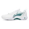 Li-Ning Non-Slip Shock Absorbing Wear-Resistant Arch Support Low-Top Badminton Shoes Unisex Shoes White Green AYZT003-4