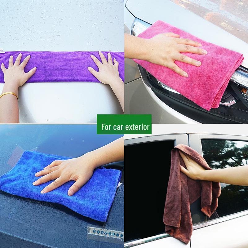 Zesílený absorpční čisticí hadr z mikrovlákna pro kuchyň, domácí práce a mytí auta