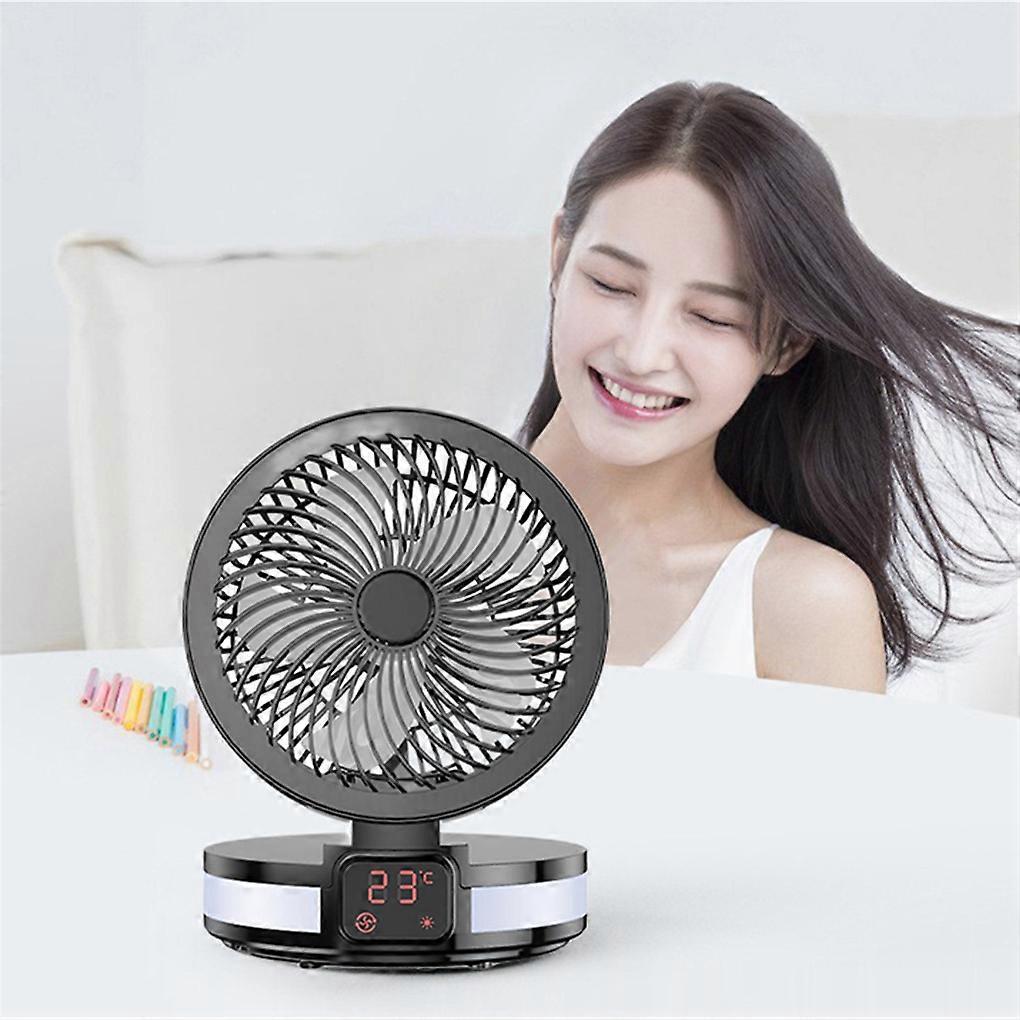 Desktop Electric Fan Rechargeable Aromatherapy Silent Cooler Circulation Fan