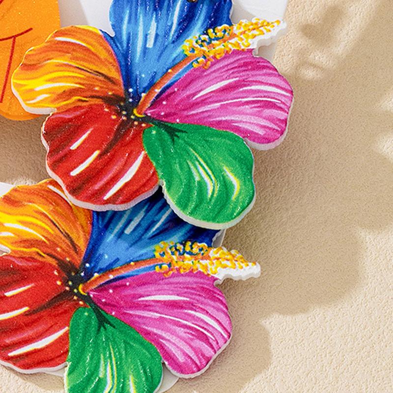 New Acrylic Printed Earrings Cartoon Ghost Pumpkin Earrings Earrings Accessories Women s Party