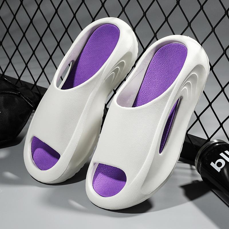 Kapcie kapcie dla par lato nowe grube dno antypoślizgowe odporne na zużycie kapcie męskie i damskie rekreacyjne na zewnątrz na plażę