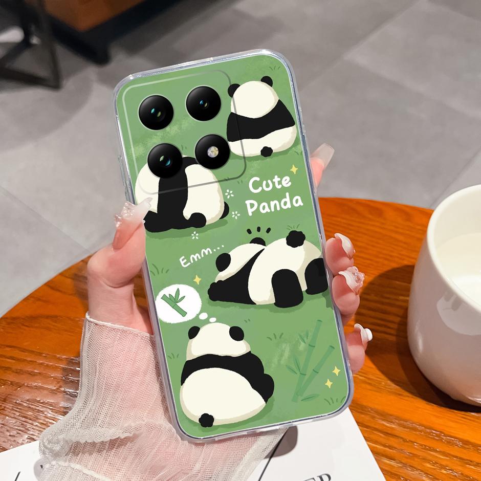 Case For Xiaomi 15T 15T Pro Adorable Astronaut Cat Anti-Fingerprint Fashion Transparent Housing For xiaomi15t 15tpro Protector