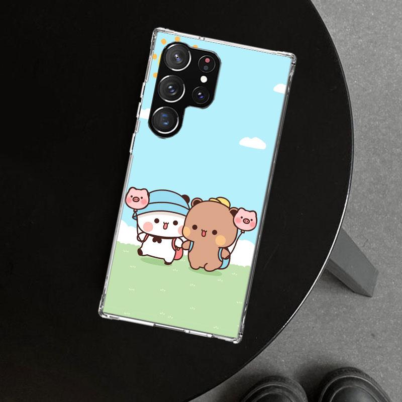 Bubu Dudu Kreslený Roztomilý Kryt na Telefon pro Samsung Galaxy S26 S25 Edge S24 S23 Ultra S22 Plus S21 FE S20 + Umělecký Personalizovaný Funda