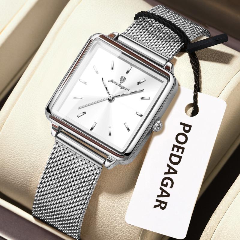 Top Brand New Women's Watch Small Square Watch Ultra-thin Student Fashion Quartz Watch