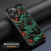 Chinese dragon fashion design Phone Case For iPhone 16 15 14 13 12 11 Plus Pro Max High-end Luxury Black hard case Sheepskin