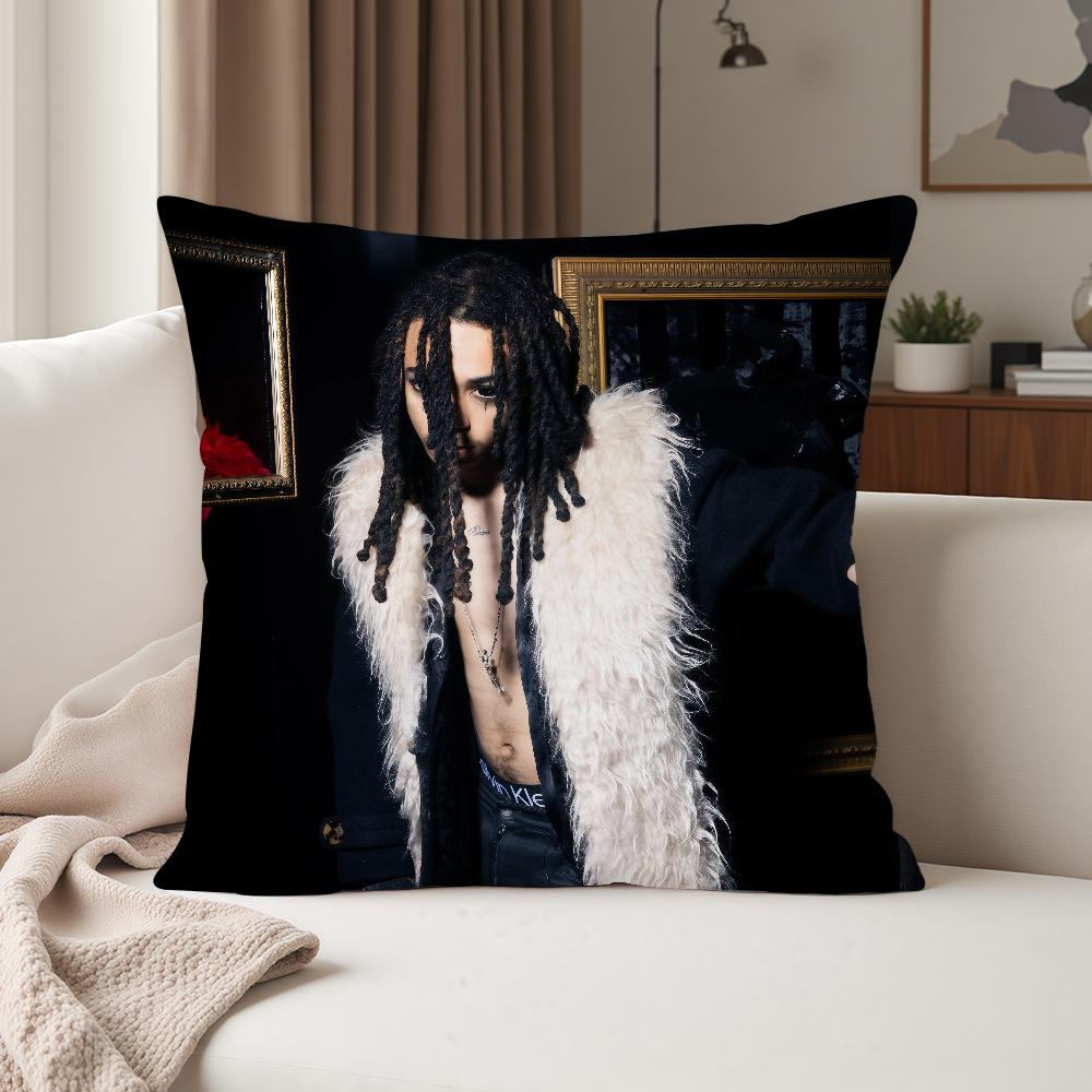 Rapper Che REST IN BASS Pillow Case Suitable For Bedrooms Living Rooms Cars Home Decoration