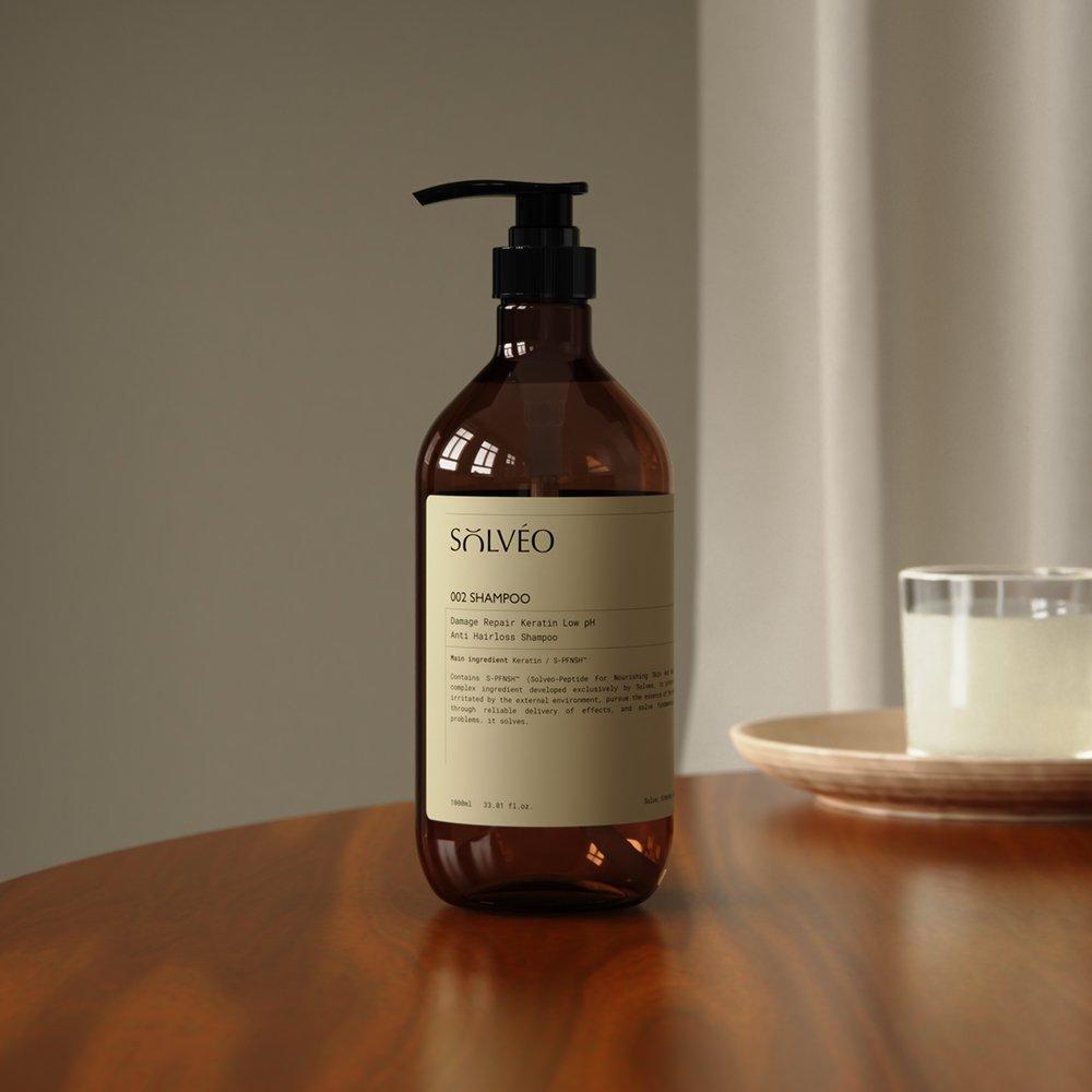 Extremely Damaged Keratin Mildly Acidic Scalp Strengthening Anti-hair Loss Shampoo Large Capacity 1000ml