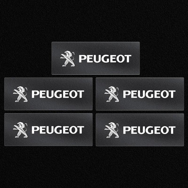 Car Sticker Fashion Car Door Handle Sticker Rearview Mirror Protective Decal Stickers For Peugeot 308 408 508 RCZ 208 3008 2008
