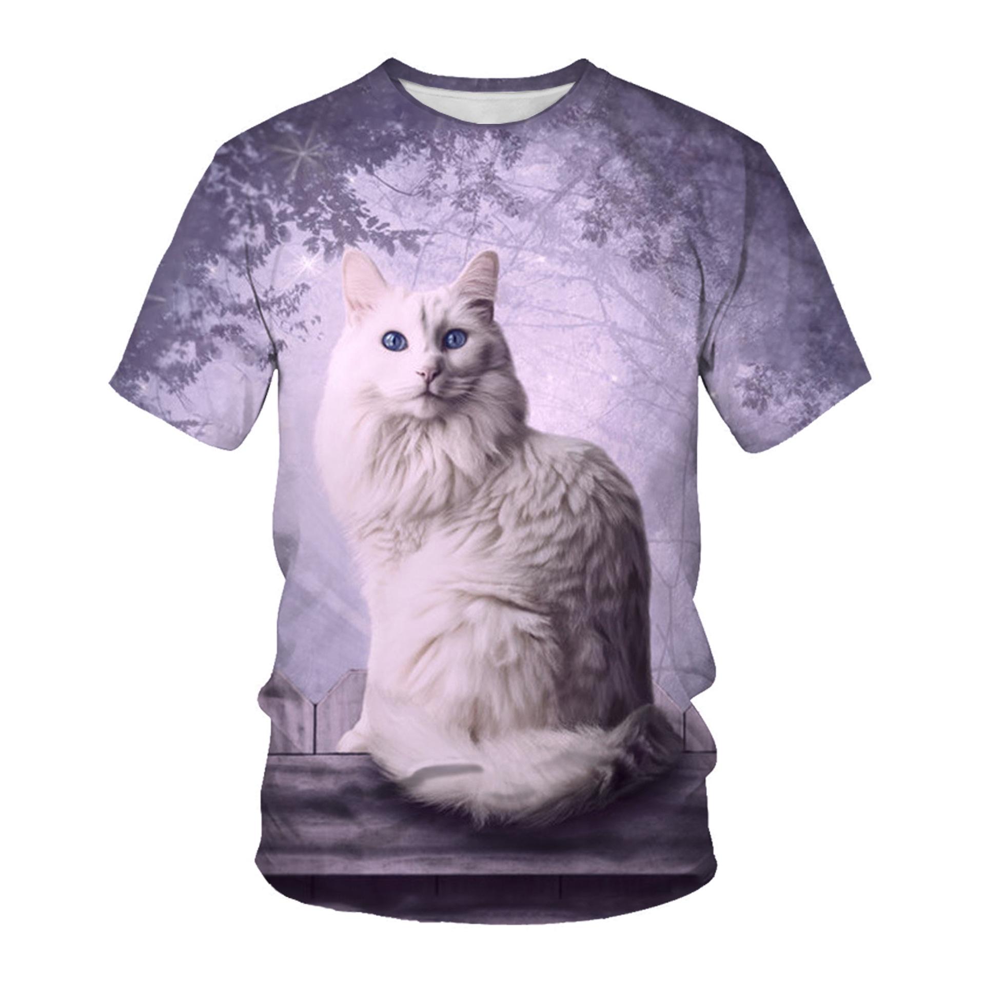 Летняя мужская футболка с 3D животным принтом — фото 17