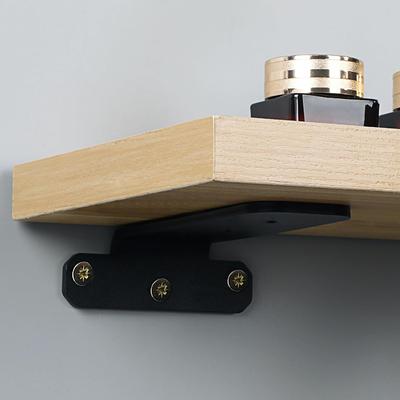 Supports en L Support d'Étagère Flottante Robuste Supports d'Angle Supports d'Étagère Supports d'Étagère Support d'Étagère Flottante Support d'Étagère Noir Co