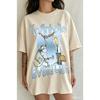 Korn Band T-Shirt Herren Damen Oversized Streetwear Y2k Retro Hip Hop Harajuku High Street Kurzarm Bequem Lässig Locker Damen Herren Kleidung