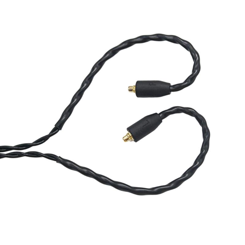 4Strand Braideds Headphone Cable With Triple Button Microphones MMCX Connectors for SE425 SE535 SE846 UE900