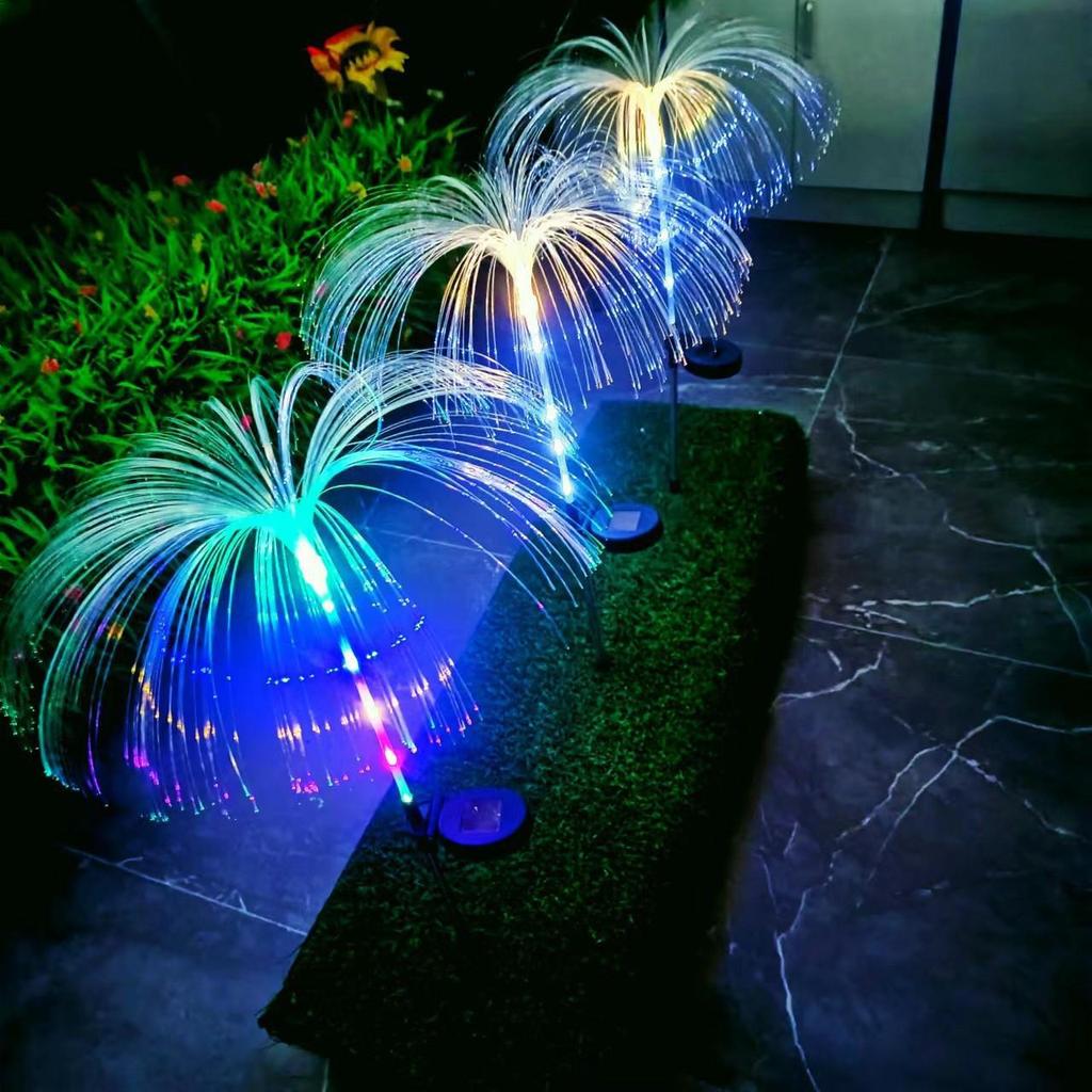 Jellyfish Solar Lawn Light: Decorative Outdoor Garden & Balcony Fireworks Lamp