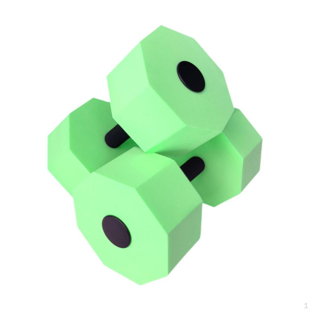 2 Pieces Aquatic Dumbbells EVA Accessories Pool Weights for Fitness Workout Water Sports