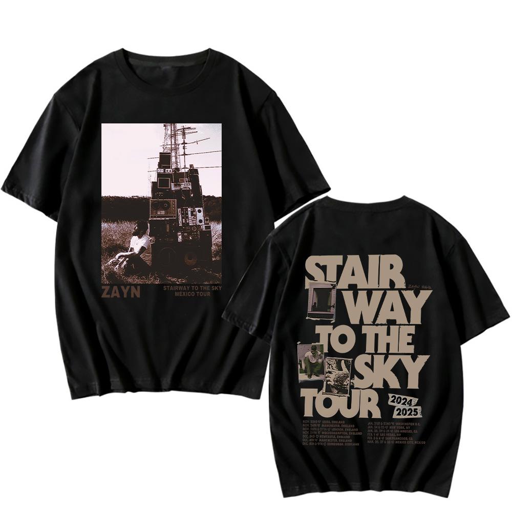 

Zayn Stairway To The Sky Tour New Tshirts Men Women Hip Hop Retro Harajuku Fashion Tops Clothing High Quality Cotton T-shirt Y2K 4XL