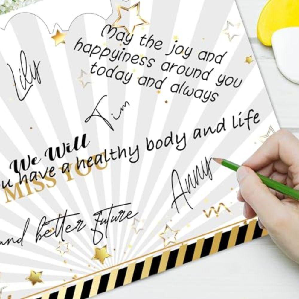 Versatile Extra Large Greeting Card Creative Giant Guest Book Jumbo Retirement Card  Retirement