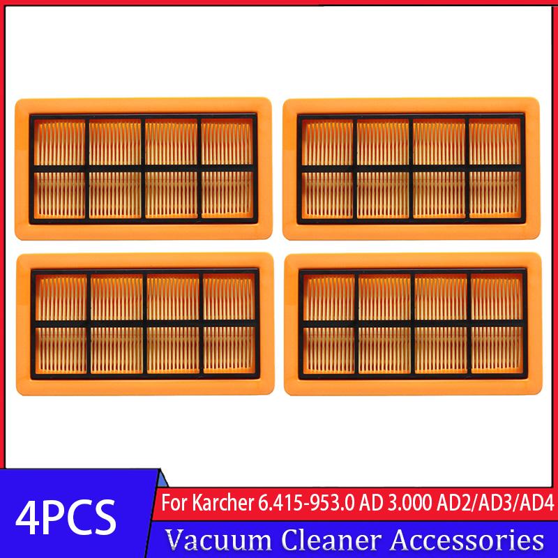Replacements HEPA Filter for Karcher 6.415-953.0 AD 3.000 AD 3.200 AD2 AD3 AD4 Dust Cleaning Filter Accessories Vacuum Cleaner