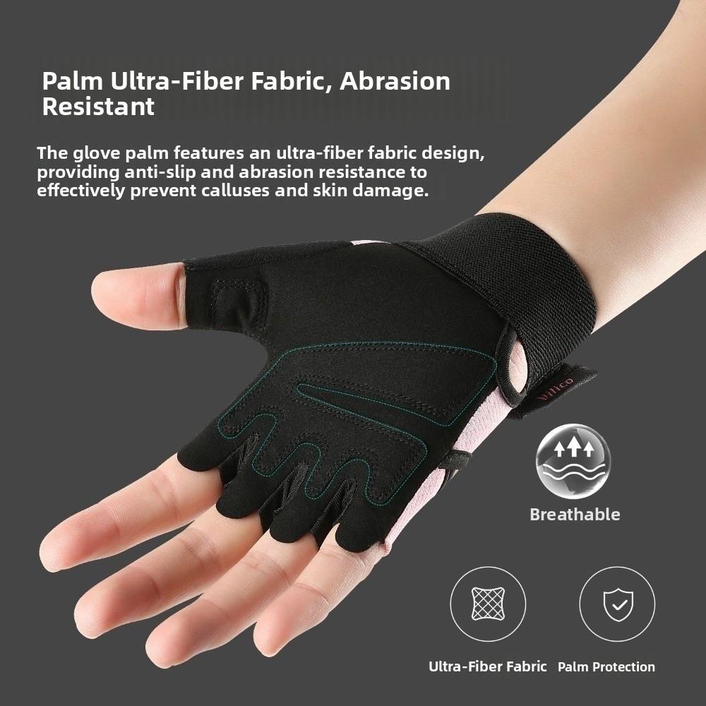1Pair Half Finger Cycling Fingerless Gloves Anti-Slip Fishing Gloves Gym Fitness Gloves Fishing