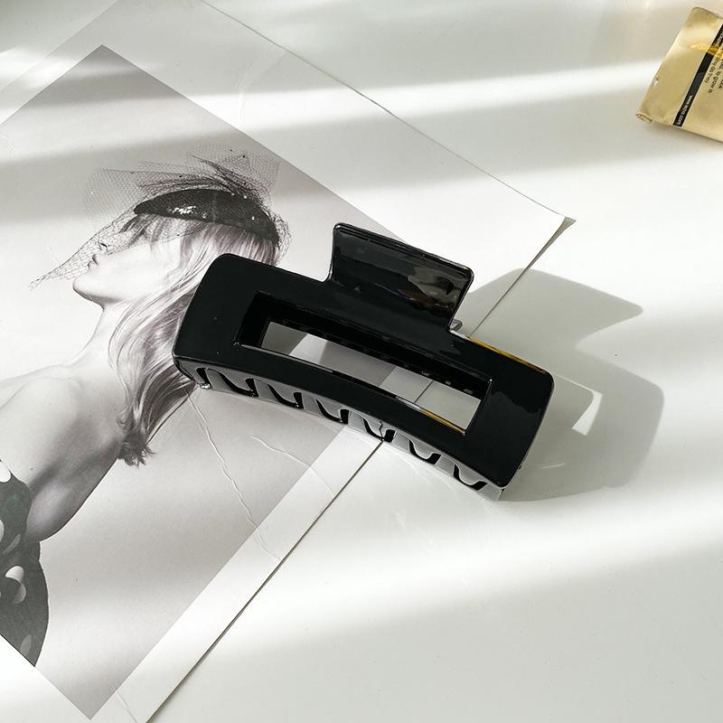 Große Schleife Haarspange Neu Trendige Einfarbig Schwarz Haar Hai Klammer Haarstyling Werkzeuge Accessoires für Frauen Mädchen