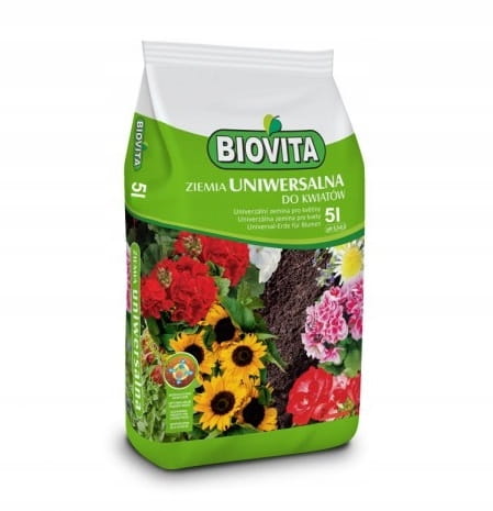 Universal garden soil 5565 pH for flowers 5l