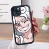 Jewelry Bonney Phone Case for iPhone 17 16 15 14 13 12 11 Air Pro Max Plus Black Soft TPU Shockproof Cover