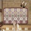 Light Luxury Retro Style Diatom Mud Floor Mat Bathroom Bathroom Water Absorption Quick Dry Door Mat Anti Slip Foot Mat Entry Door Mat