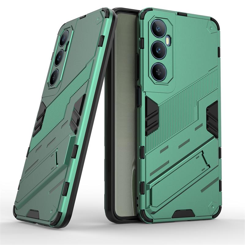 For Realme C65 4G Case Luxury Car Magnetic Holder Phone Case for RealmeC65 C 65 2024 4G Armor Shockproof Kickstand Back Cover